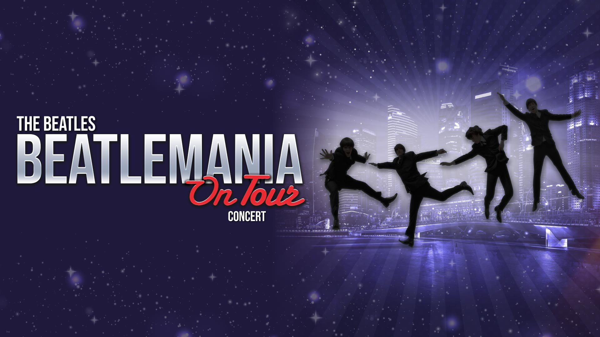 Beatlemania On Tour，The Beatles的演唱會將於2026年5月15日至16日在新加坡濱海灣金沙舉行。