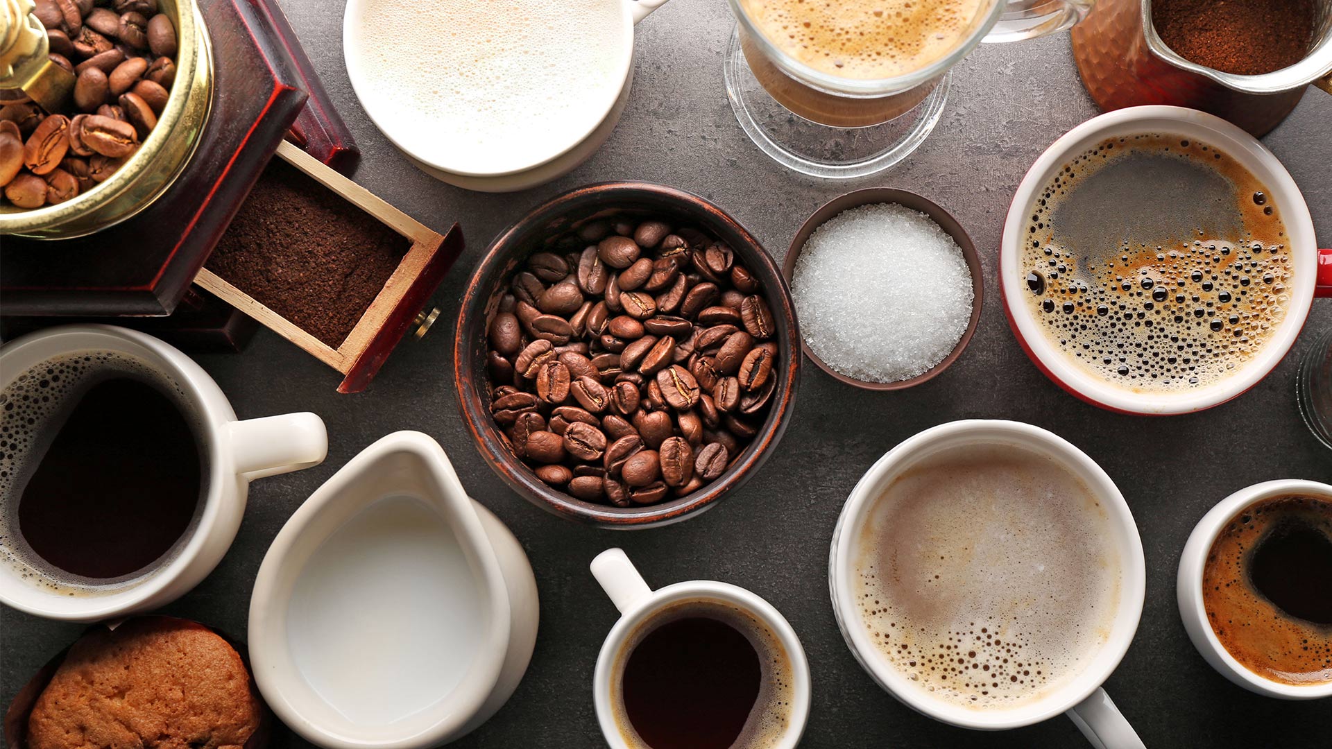 咖啡豆，拿鐵，新加坡不同種類的咖啡
