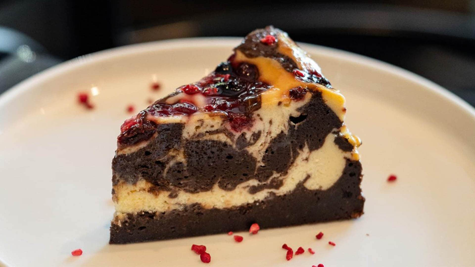 A slice of red velvet cake to enjoy during your high tea session in Singapore