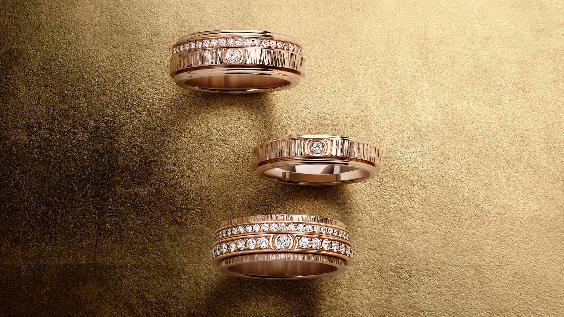 來自新加坡知名奢華珠寶品牌 Piaget 的黃金鑽石戒指