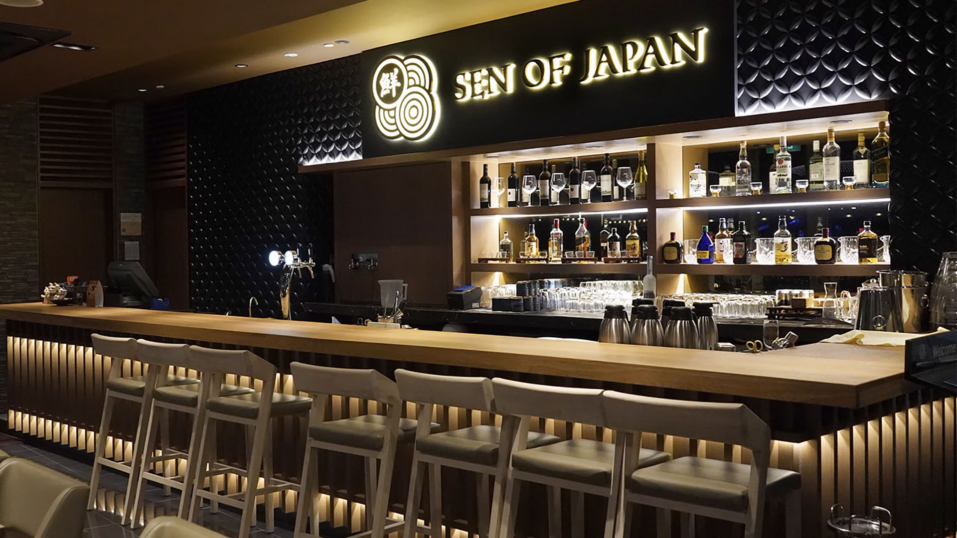 Sen of Japan 的酒吧，是新加坡首屈一指的日本清酒酒吧