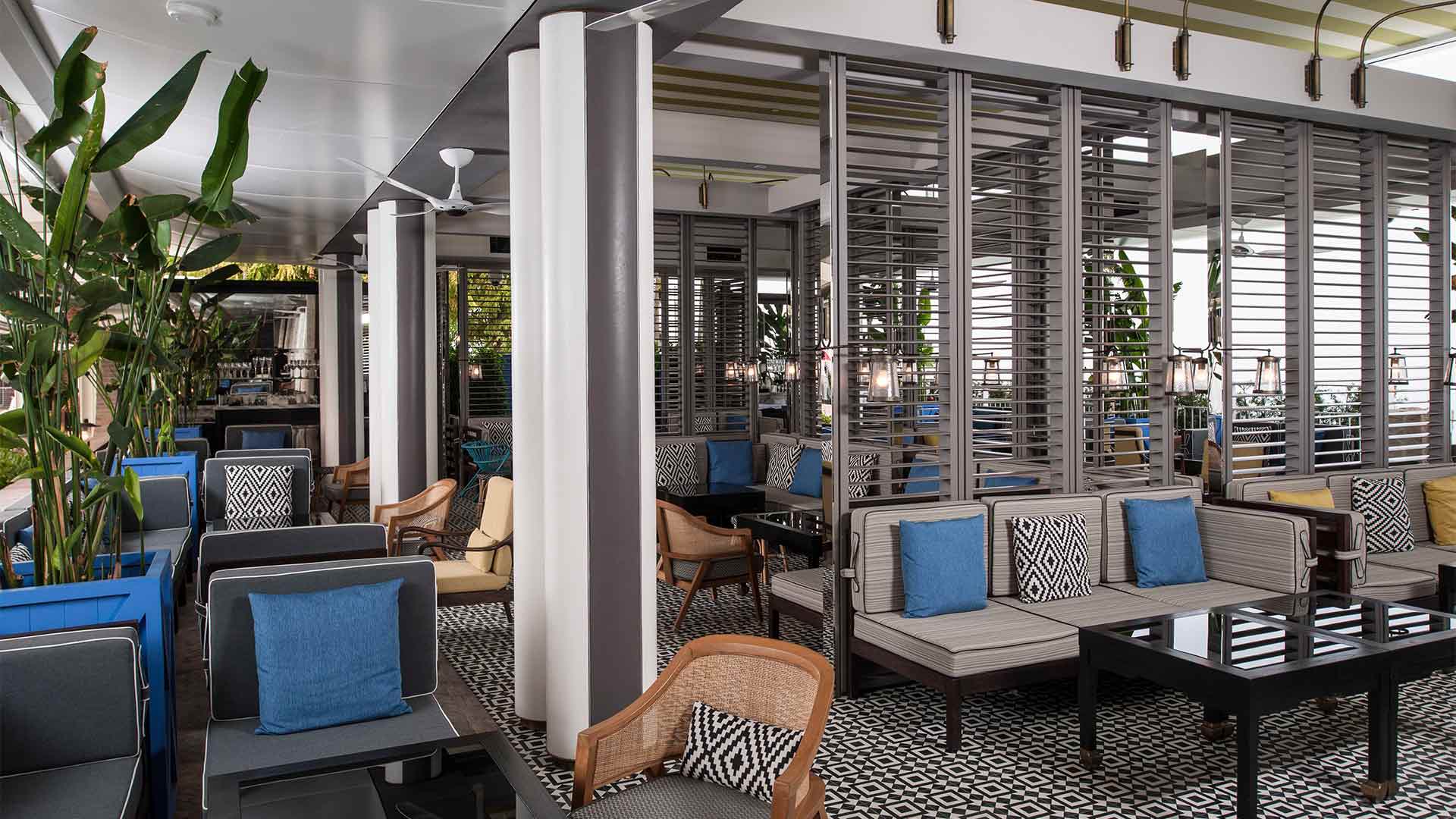 Spago Bar & Lounge 室外用餐區，可舉辦私人宴會和活動