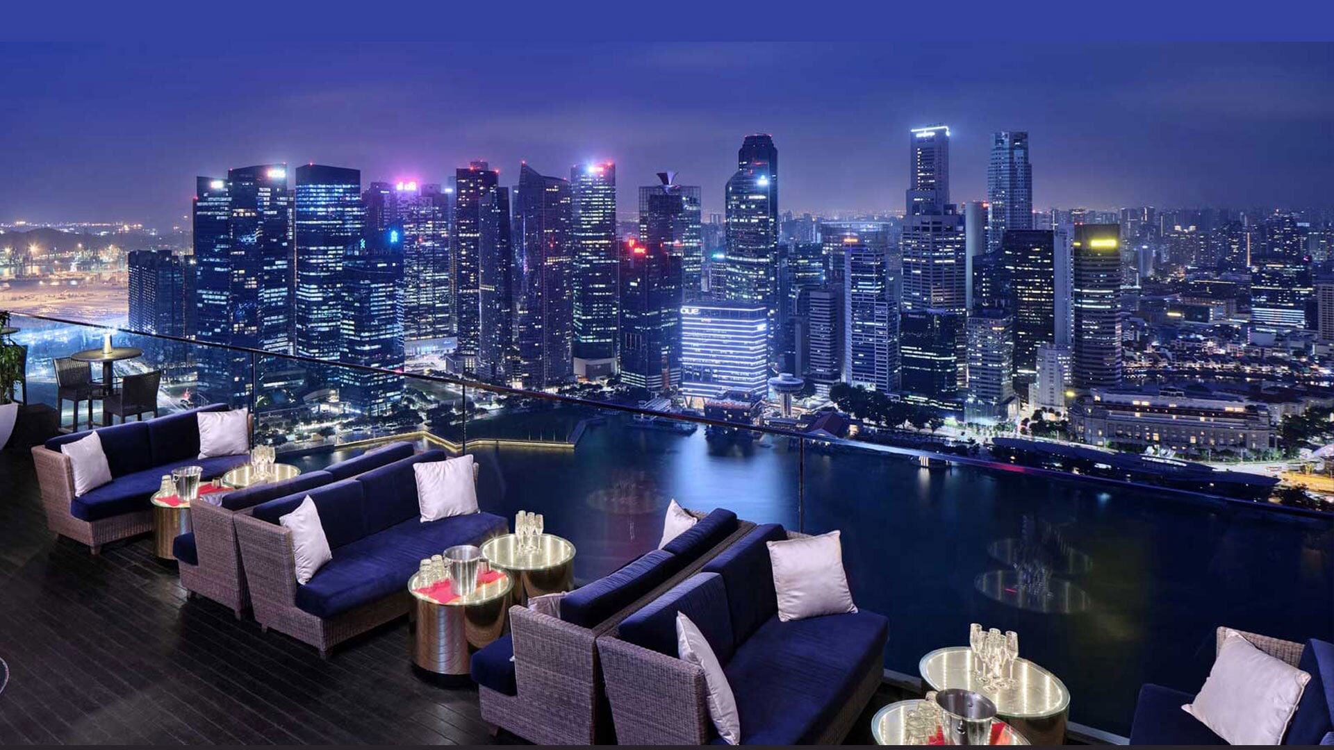 濱海灣金沙屋頂酒吧 CE LA VI，坐擁新加坡風景