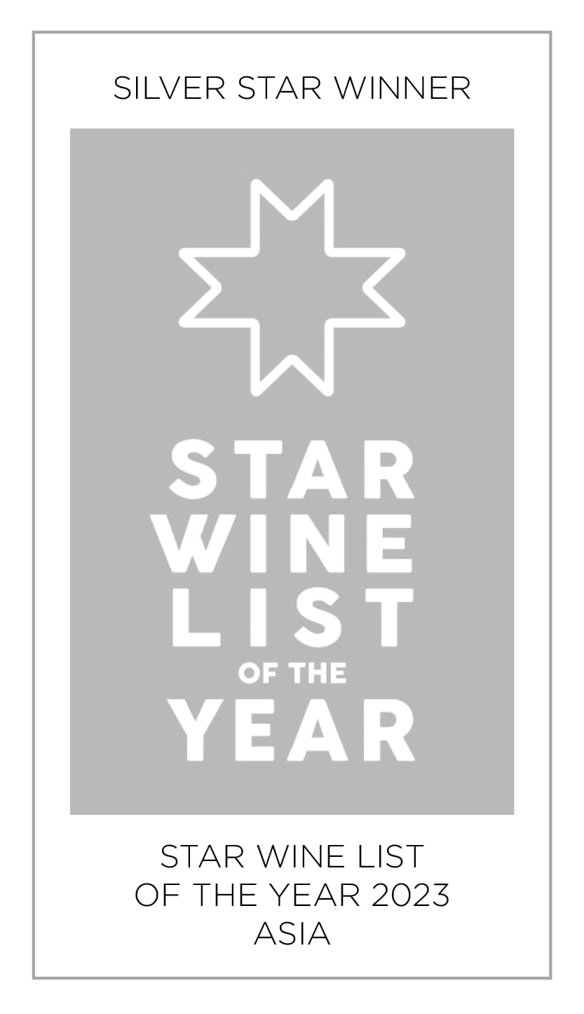 Star Wine List of the Year 2023 - California Wine List of the Year Asia