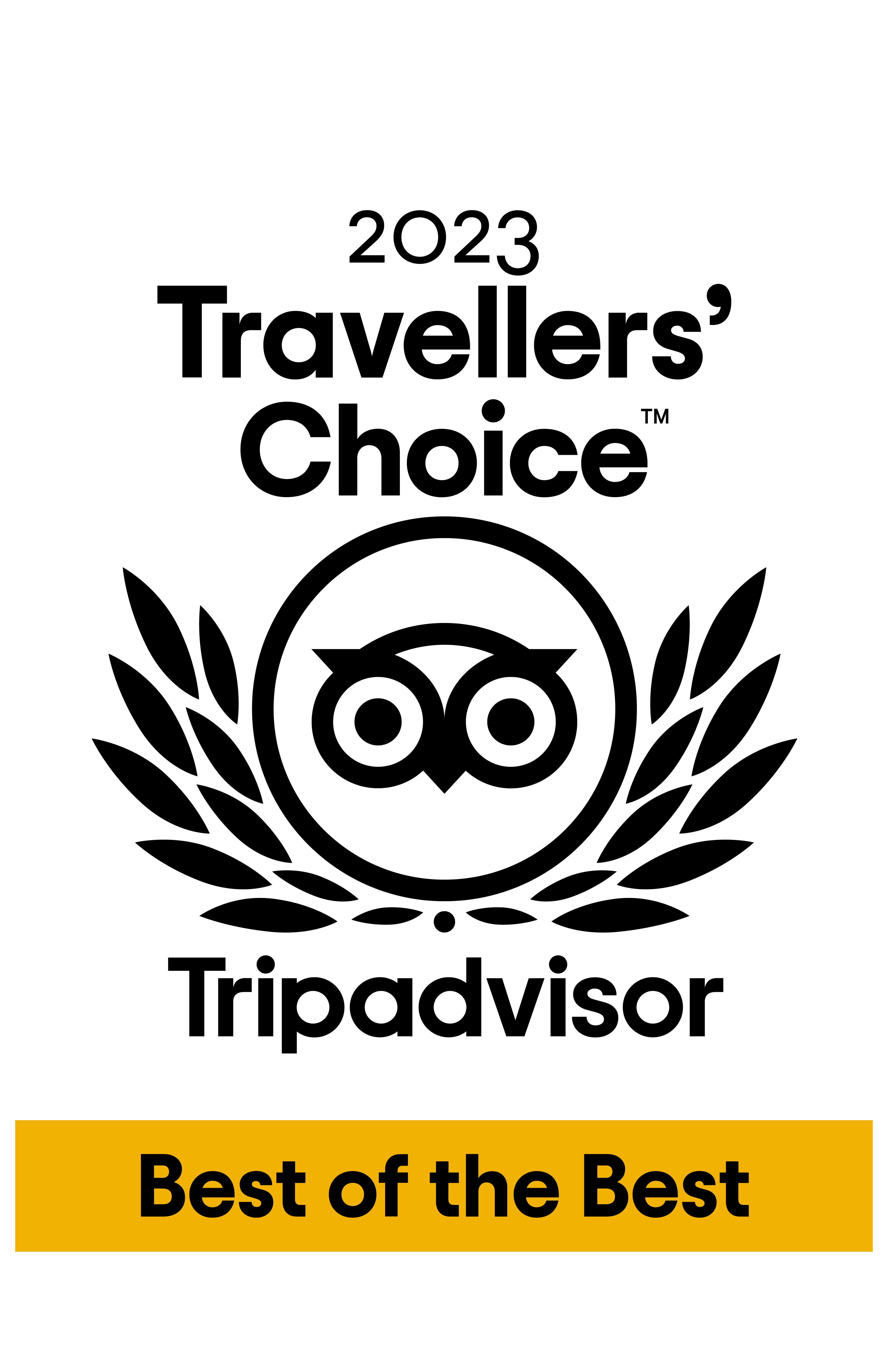 Tripadvisor - Travellers' Choice Best of the Best 2023