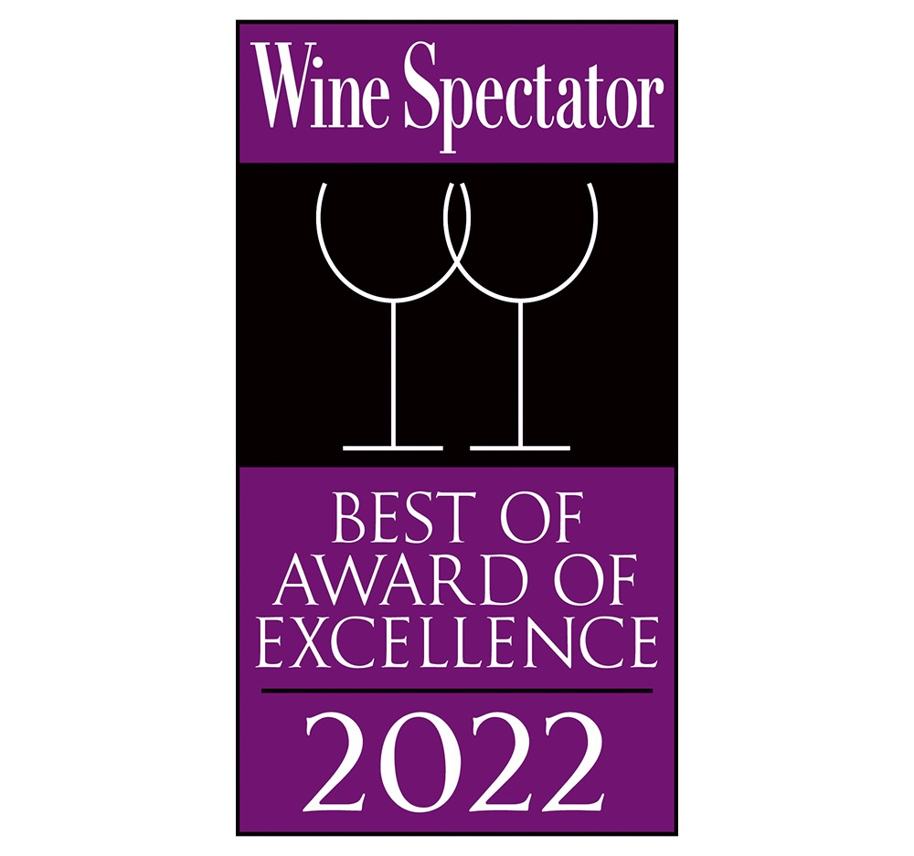 「Wine Spectator’s 2022」- 最佳卓越獎