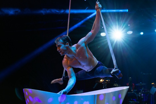 Oscar Kaufmann performing his Bath Boy routine