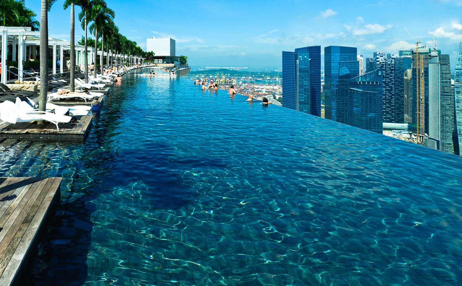 Infinity Pool at Marina Bay Sands Hotel