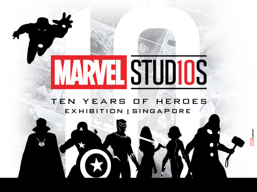 MARVEL STUDIO 10 Years of Hero Exhibition at Marina Bay Sands 在濱海灣金沙舉辦的《漫威影業:十年英雄》展覽