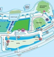 Map of ArtScience Museum in Marina Bay Sands