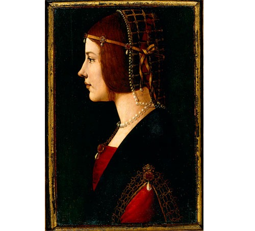 在倫巴底 (Lombardy) 及艾米利亞 (Emilia) 地區繪製的《女士肖像》(Portrait of a Lady)