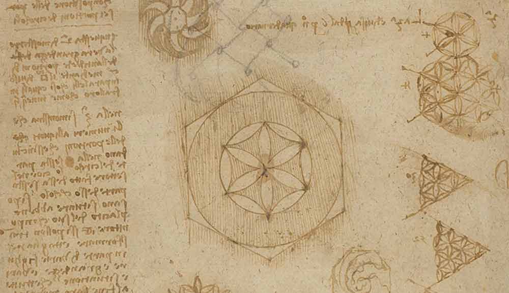 “Star” of Bisangoli，約創作於 1517 年—達文西《大西洋手稿》(Codex Atlanticus) 18 F.459 右頁