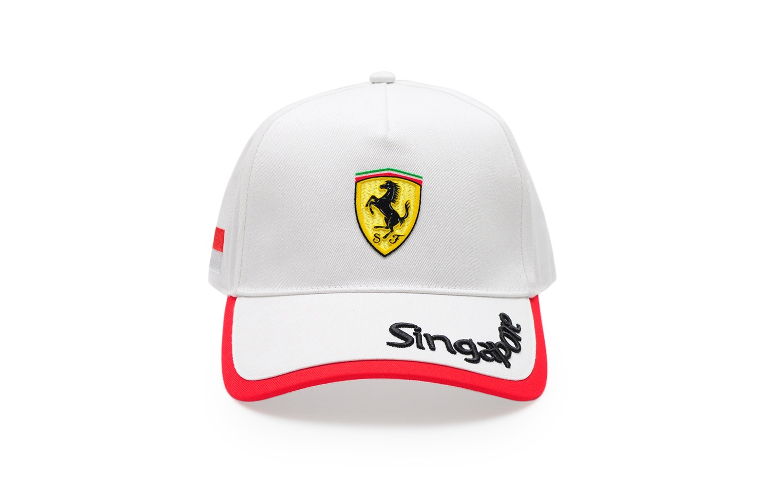 法拉利專賣店 (Ferrari Store) 新加坡城市系列白色鴨舌帽