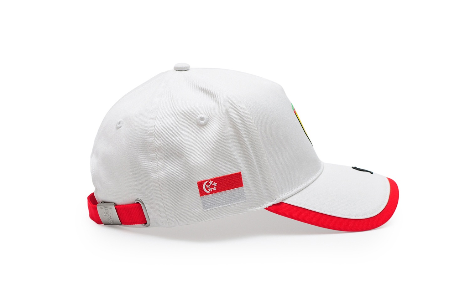 法拉利專賣店 (Ferrari Store) 新加坡城市系列白色鴨舌帽