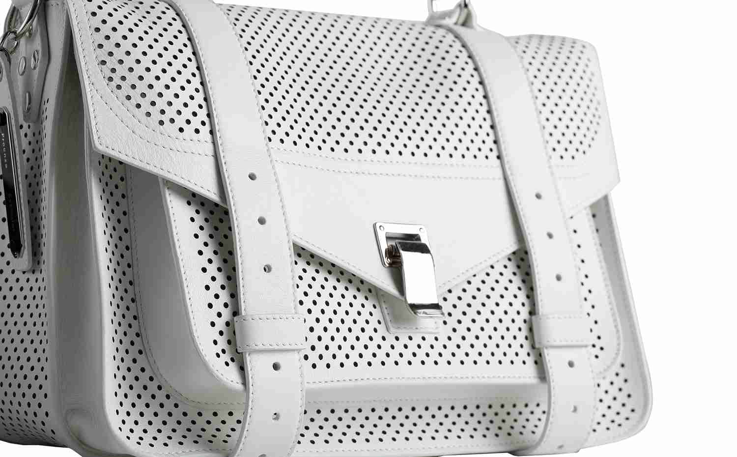 Proenza Schouler - PIN 系列 PS1 白色中型手袋