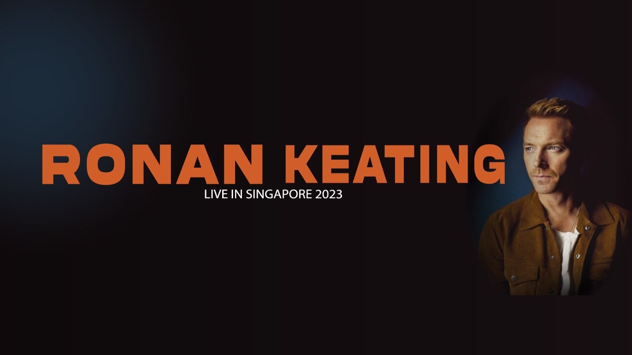 Catch Ronan Keating's concert in Singapore, at Marina Bay Sands