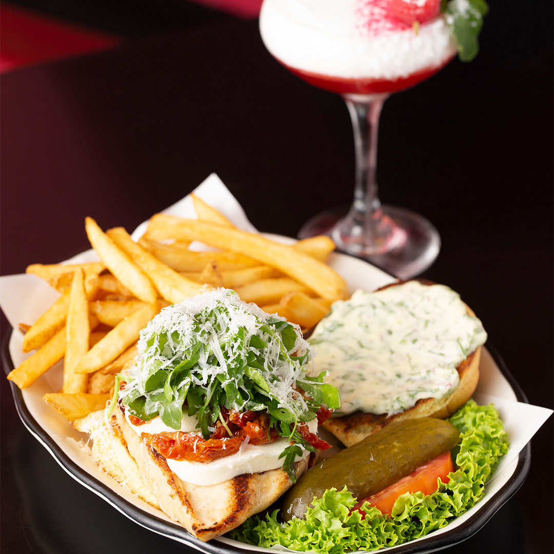 Specially handcrafted burger for Mother's Day in Singapore