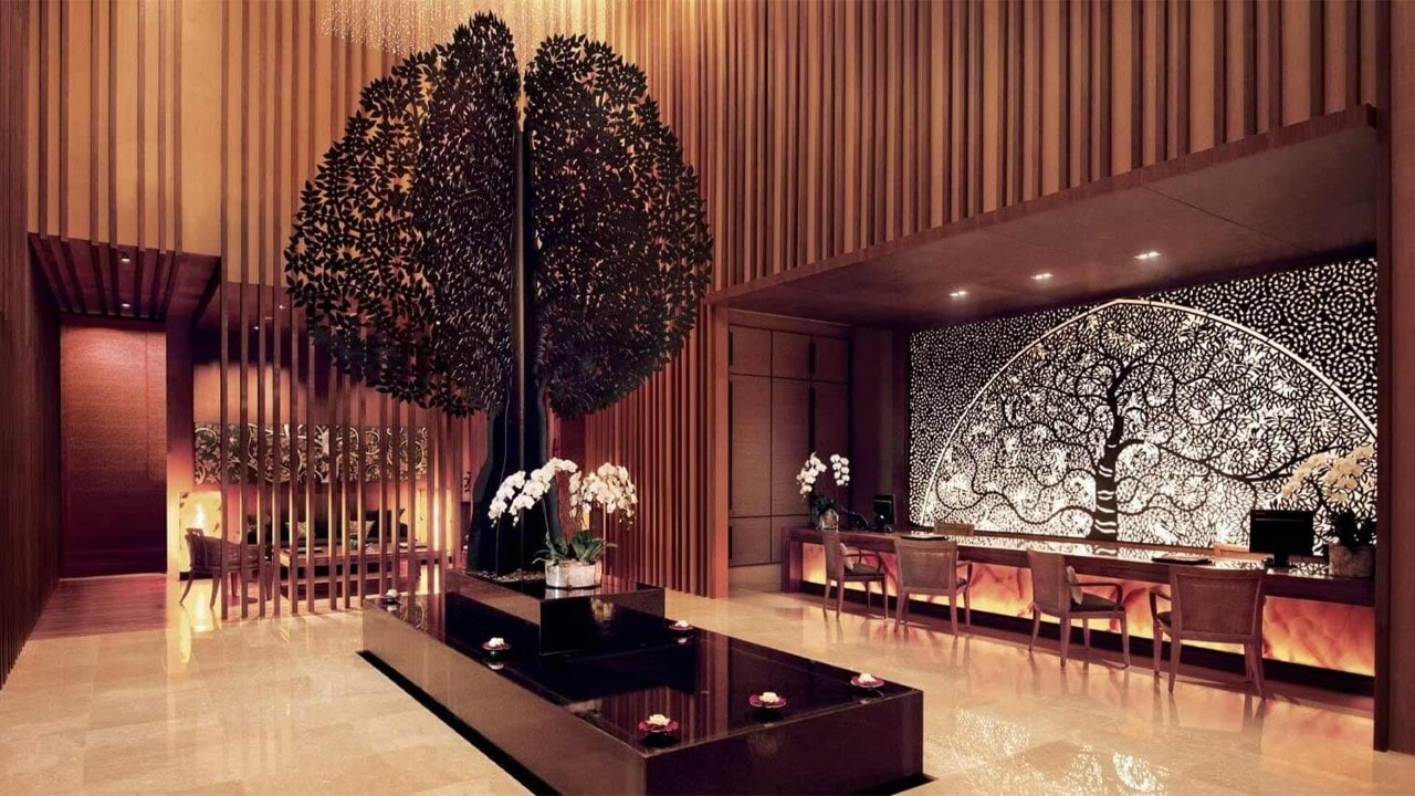 Interior of the Banyan Tree Spa at Marina Bay Sands