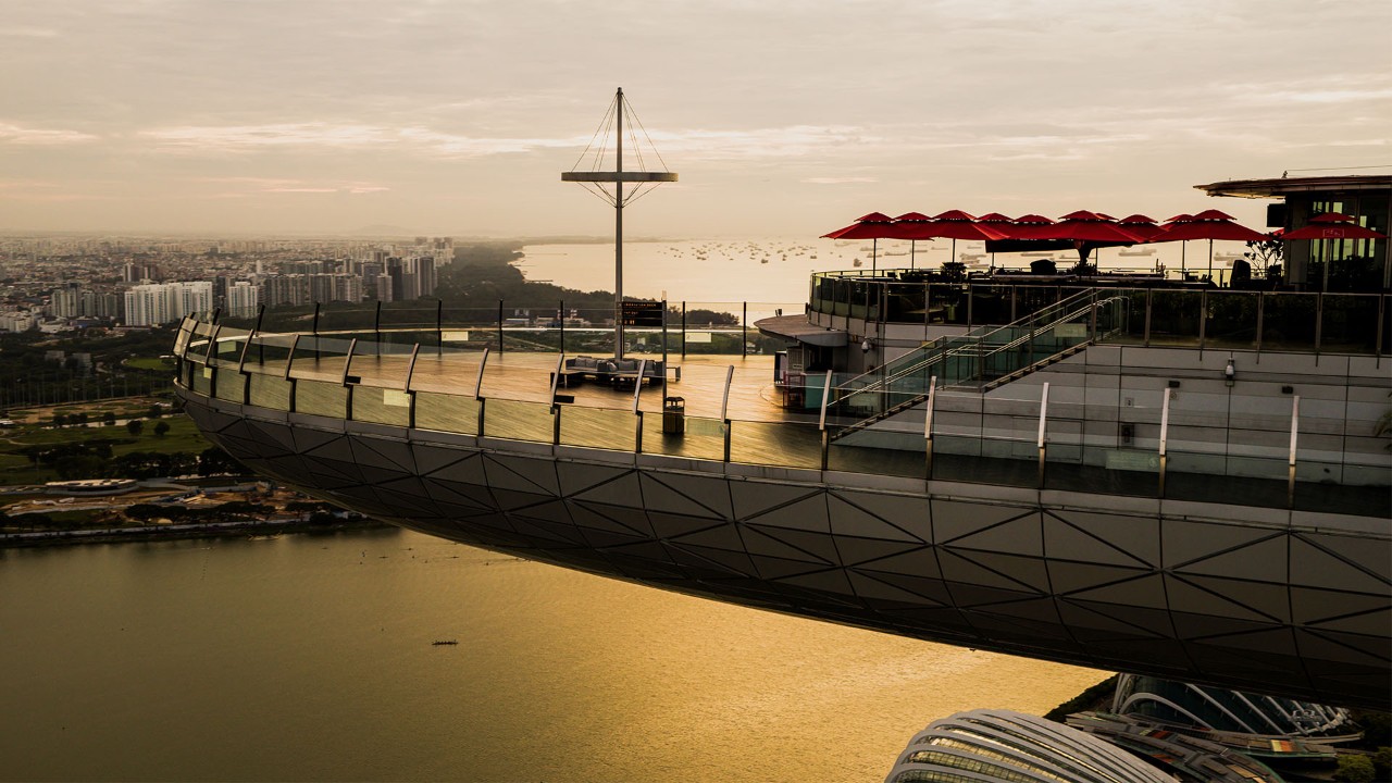 View of Singapore from the observation deck, an activity to enjoy with Dad on Father's Day