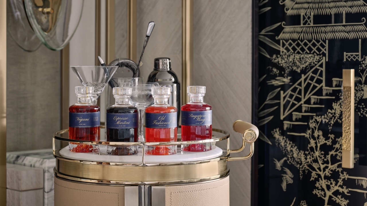 Cocktail trolley