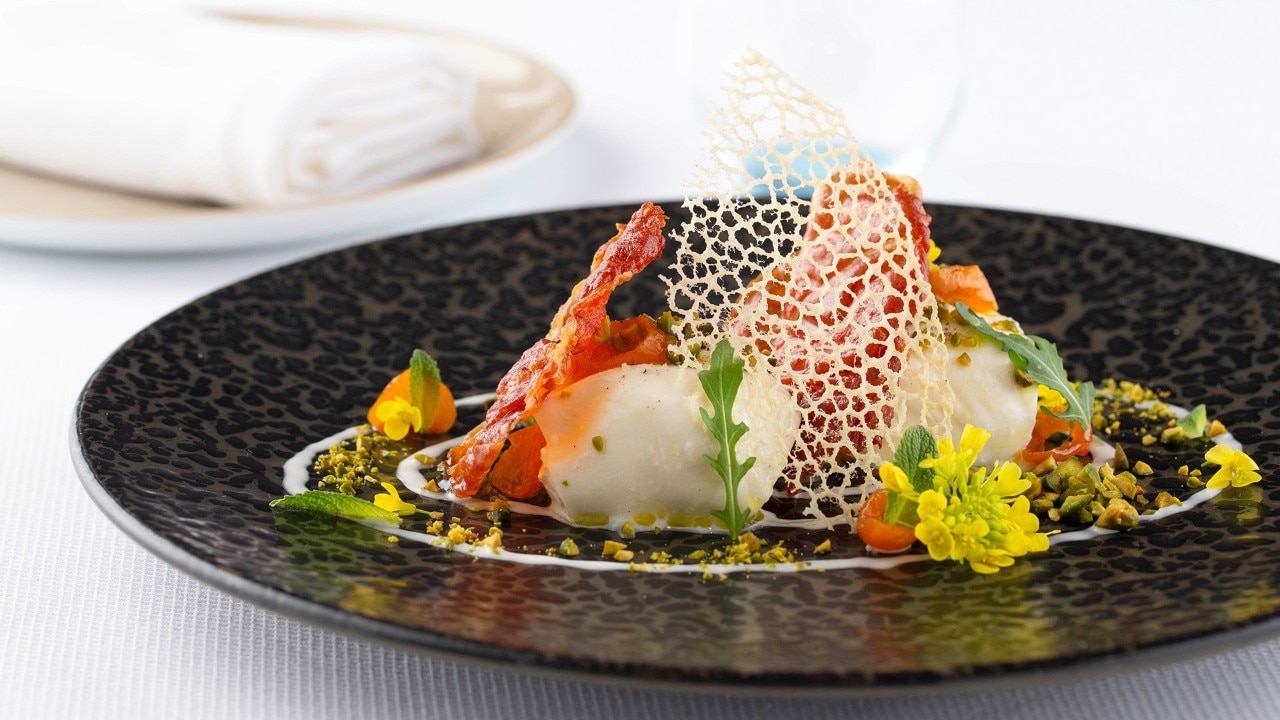 Sustainable food at Spago, a rooftop restaurant