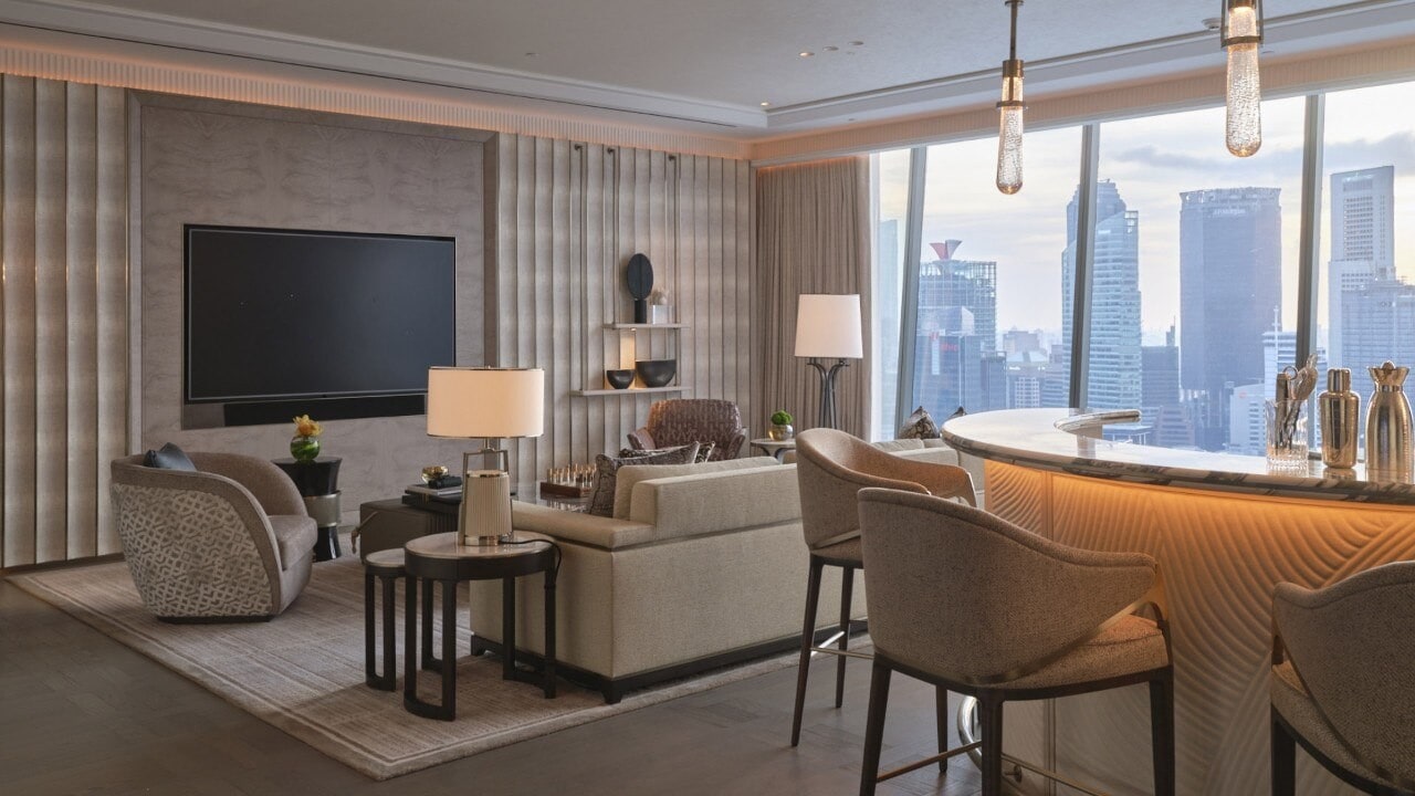 Hotel suite at Marina Bay Sands